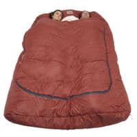 Kelty Tru Comfort Doublewide 20F Regular Sleepingbag- Fired Brick GEO Red